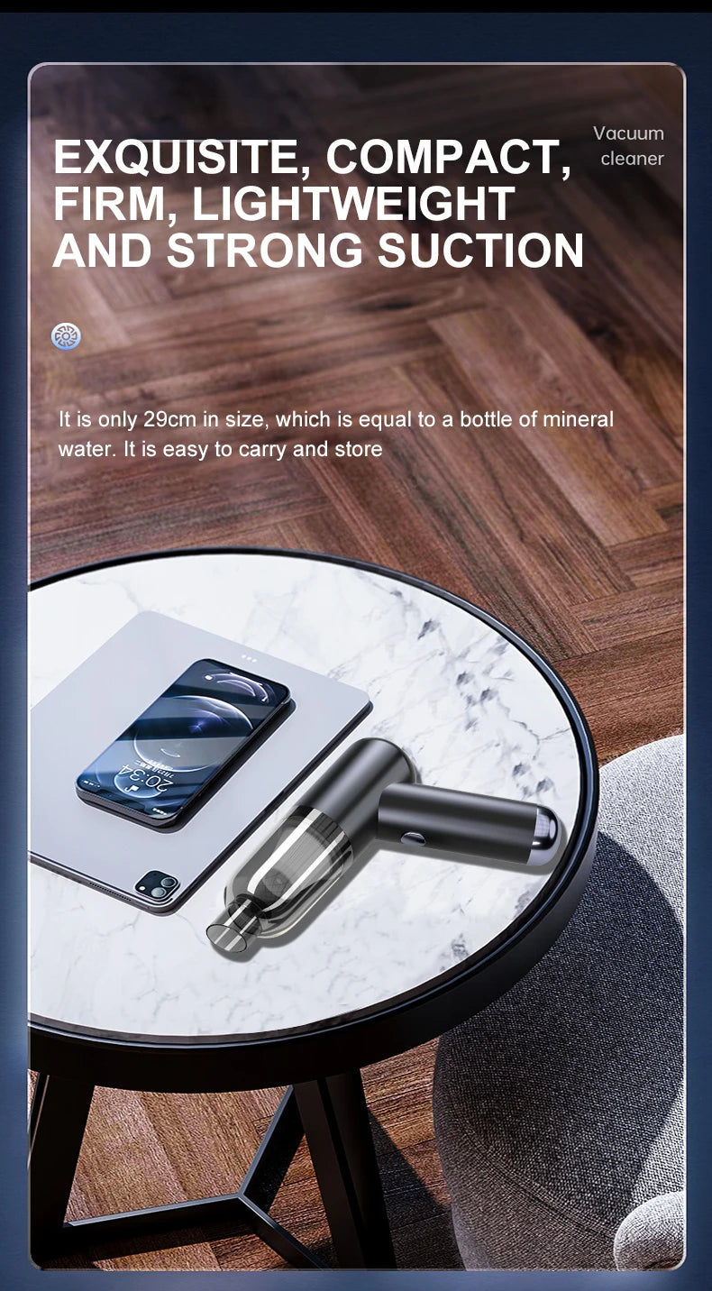 Car Wireless Vacuum Cleaner Handheld High-Power Vacuum Cleaner Portable Portable Small Vacuum Cleaner For Multi Purpose
