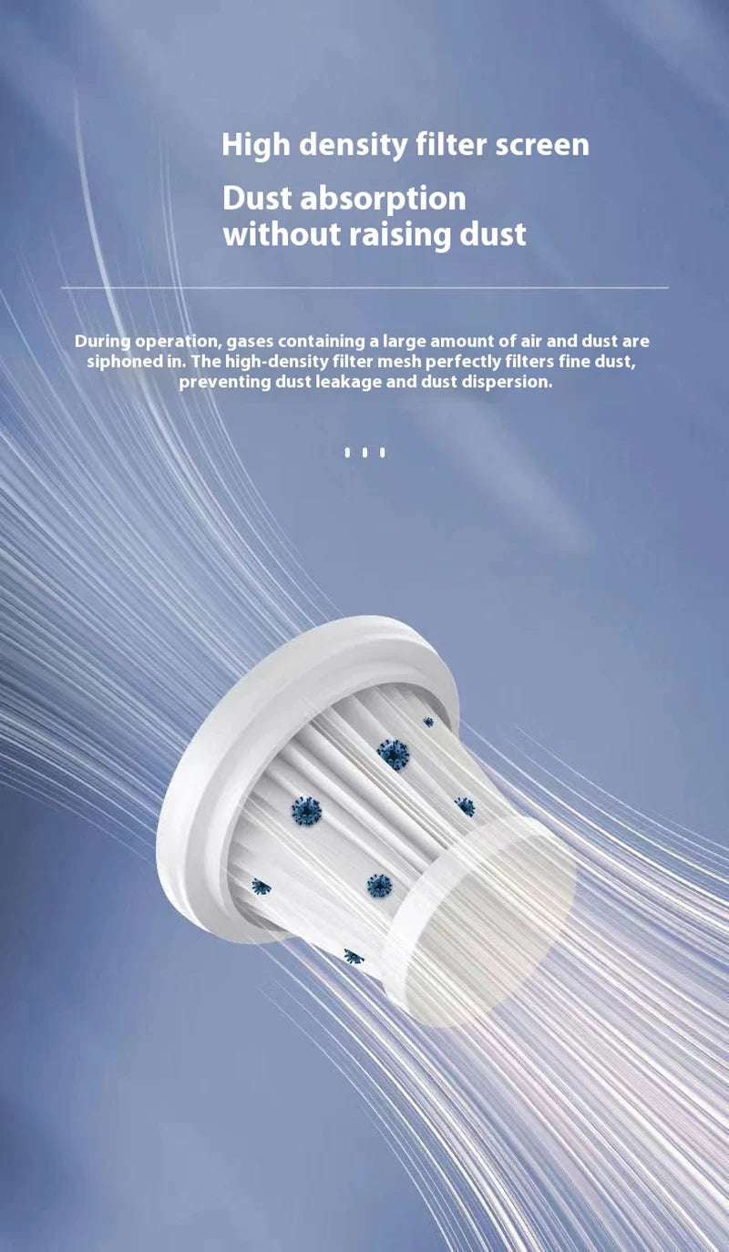 Car Vacuum Cleaner Wireless Multi-Functional Handheld Portable Car Vacuum Cleaner Rechargeable High Power Mop cleaner Cedar mop