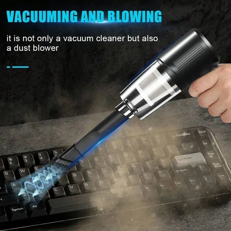 Car vacuum cleaner wireless multifunctional handheld portable car vacuum cleaner high-power mini suction and blowing integrated
