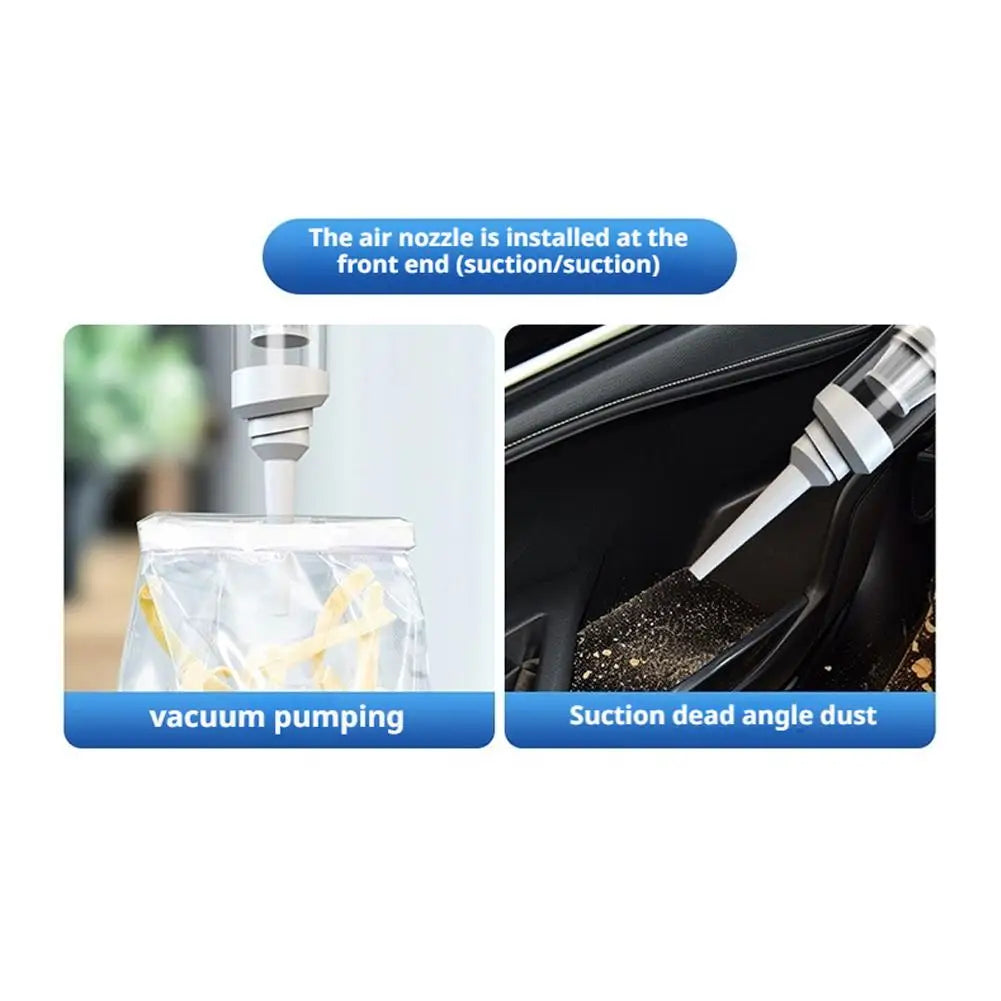 Portable Car Wireless  Vacuum Cleaner Multi-functional Handheld Powerful Suction Quick Cleaning For Auto Home Pet Office