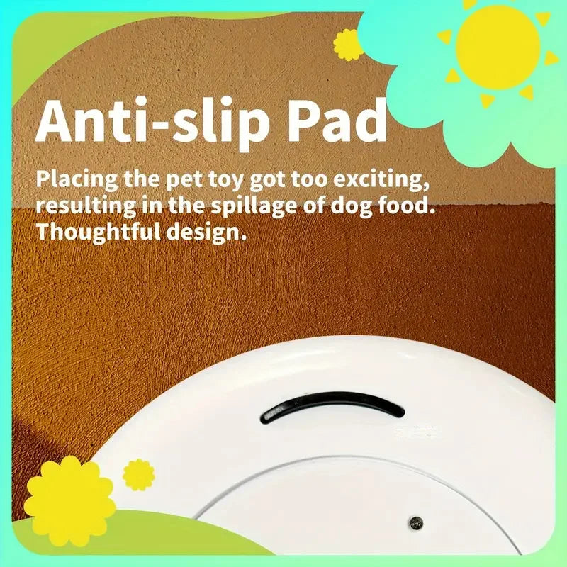 Pet Interactive Food Dispenser Toy  Leak-Proof Plastic Feeder for Dog cat  Enhances Pet IQ with Engaging Playtime Experience