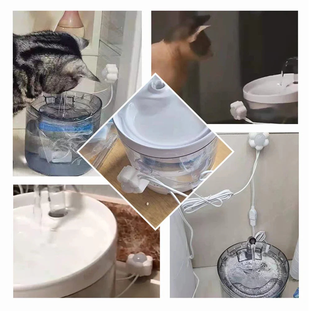 Pet Cat Dog  External Electric Water Dispenser Infrared Motion Sensor Feeder Sensor Switch