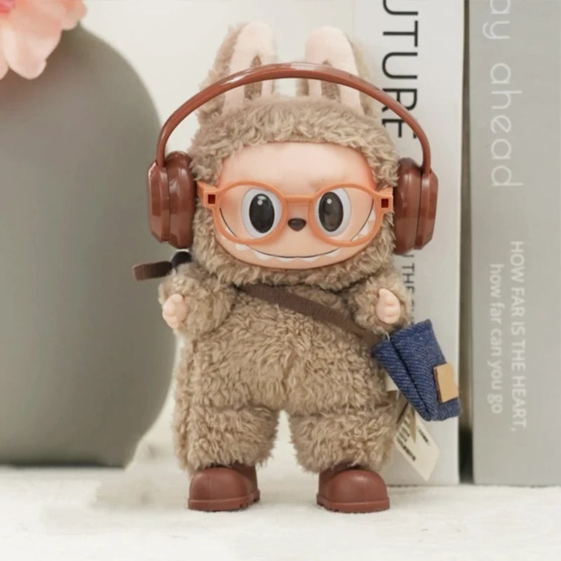 17cm Cute Mini Plush Doll'S Clothes Outfit Accessories For Korea Kpop Exo Labubu Idol Dolls Sweater Clothing DIY Kids Girl Gift