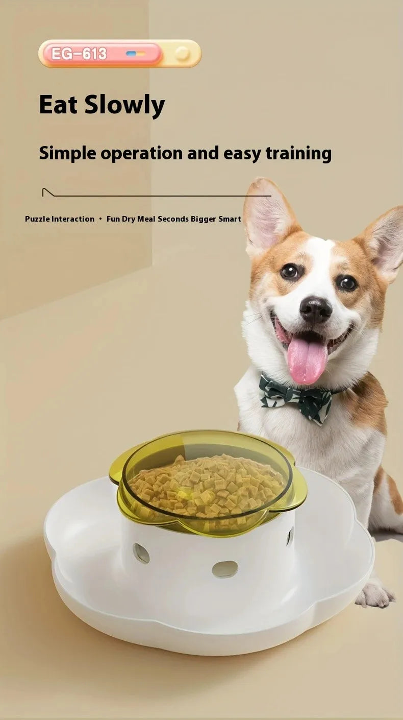 Pet Interactive Food Dispenser Toy  Leak-Proof Plastic Feeder for Dog cat  Enhances Pet IQ with Engaging Playtime Experience