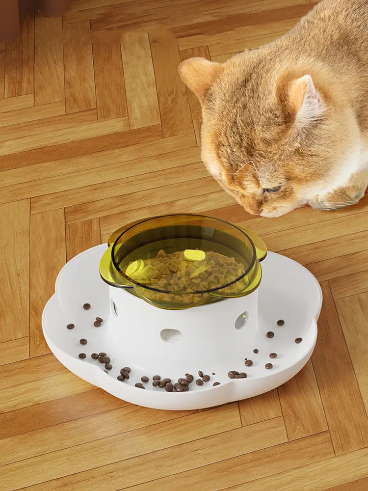 Pet Interactive Food Dispenser Toy  Leak-Proof Plastic Feeder for Dog cat  Enhances Pet IQ with Engaging Playtime Experience